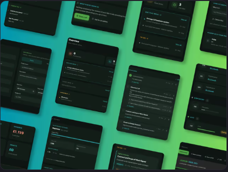 A montage of the JWD Client Portal screens