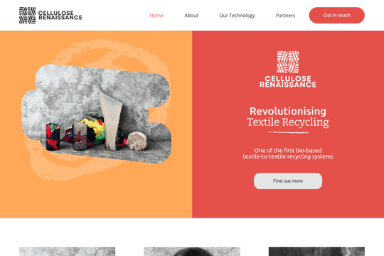 Cellulose Renaissance website by Jorvik Web Dev