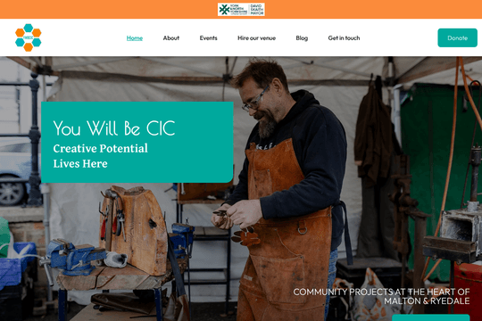 You Will Be CIC website by Jorvik Web Dev